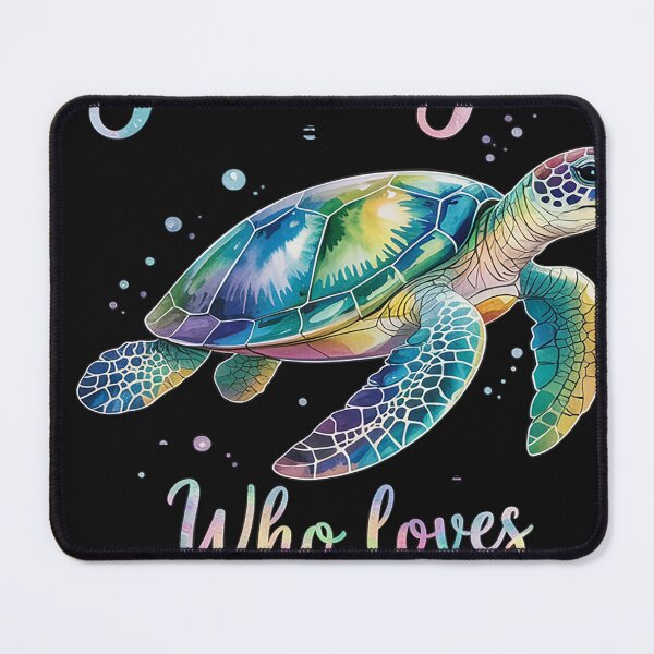 Item preview, Turtle Watercolor Sea Ocean Just A Girl Who Loves Turtles designed and sold by VladimiaPutin.