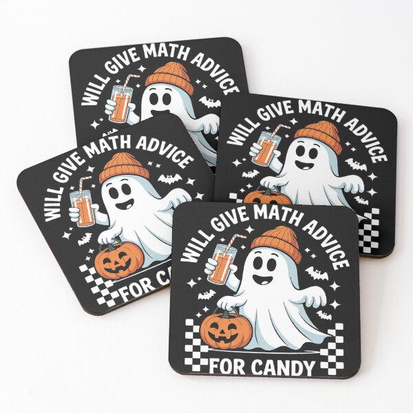 Item preview, Math Teacher Halloween Ghost Math Lover Teachers Woman designed and sold by RoyTill0Art.