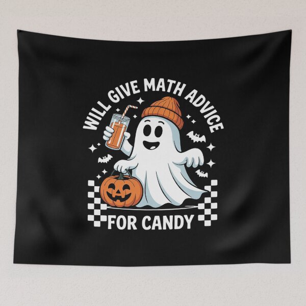 Item preview, Math Teacher Halloween Ghost Math Lover Teachers Woman designed and sold by RoyTill0Art.