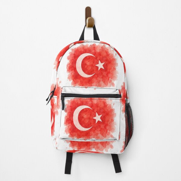 Item preview, Turkish Flag Watercolor – Red Abstract Turkey Design Inspired by Istanbul & Turkish Nation designed and sold by Globalcitytees.