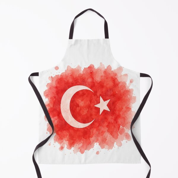 Item preview, Turkish Flag Watercolor – Red Abstract Turkey Design Inspired by Istanbul & Turkish Nation designed and sold by Globalcitytees.