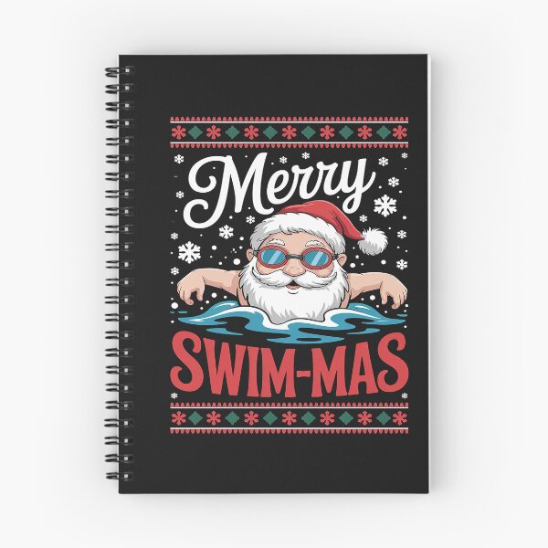 Item preview, Ugly Christmas Swimmer Merry Swim-Mas Santa Claus Swimming designed and sold by VladimiaPutin.
