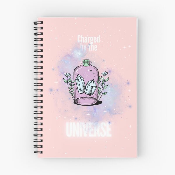 Item preview, Charged by the Universe – Spiritual Energy & Cosmic Empowerment Quote Design designed and sold by spiritual-fairy.