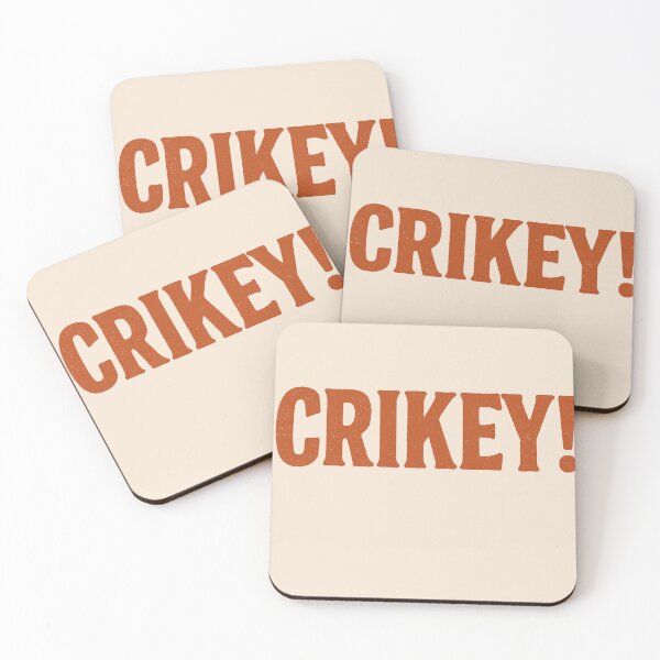 Item preview, CRIKEY! Vintage Retro Text Design – Funny Aussie Expression designed and sold by johnExpress02.