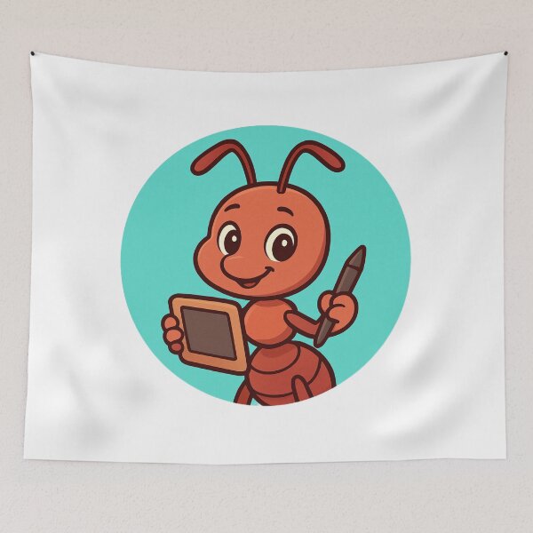 Item preview, Cute Cartoon Ant Mascot Digital Artist designed and sold by AndreiTS90.