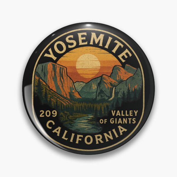 Item preview, Yosemite, California – 209 Valley of Giants Retro National Park designed and sold by Laughprints.