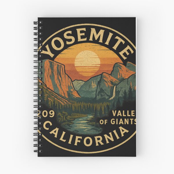 Item preview, Yosemite, California – 209 Valley of Giants Retro National Park designed and sold by Laughprints.