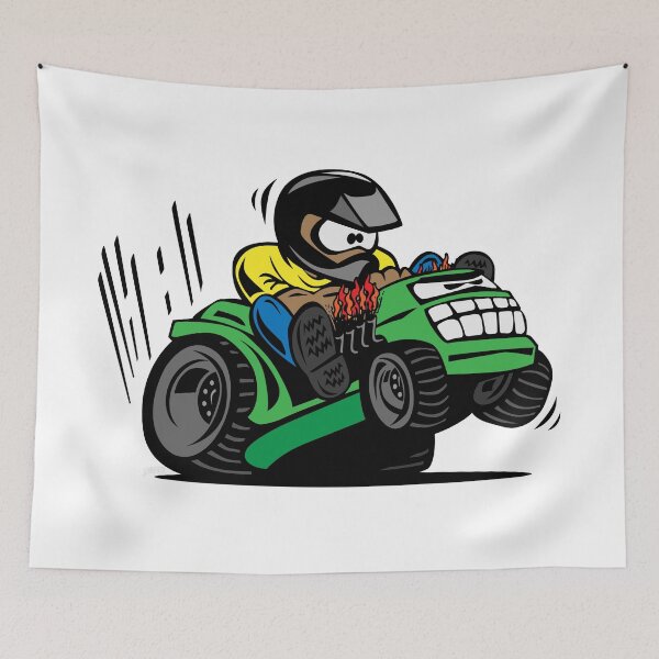 Item preview, Cartoon Riding Lawnmower Tractor designed and sold by hobrath.