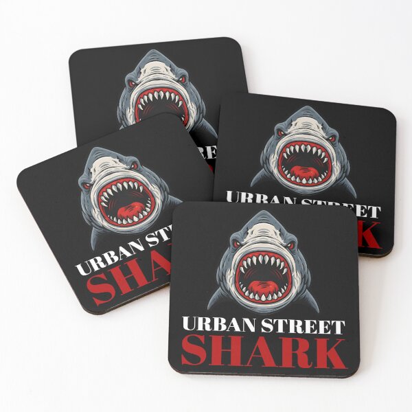 Item preview, Urban Shark Strike – Savage Street Predator designed and sold by novapixel25100.