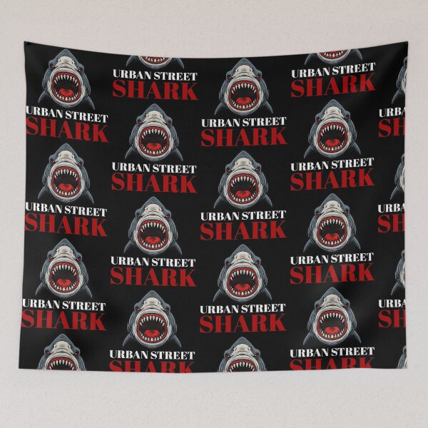 Item preview, Urban Shark Strike – Savage Street Predator designed and sold by novapixel25100.