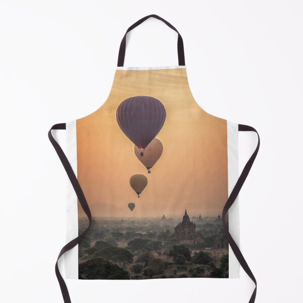 Item preview, Balloons In Sunset Over City Photographic Print designed and sold by Mother-Nature65.