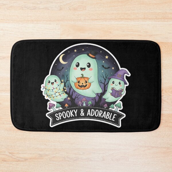 Item preview, Cute Spooky Ghost Trio Halloween Art designed and sold by Ekracreatives.