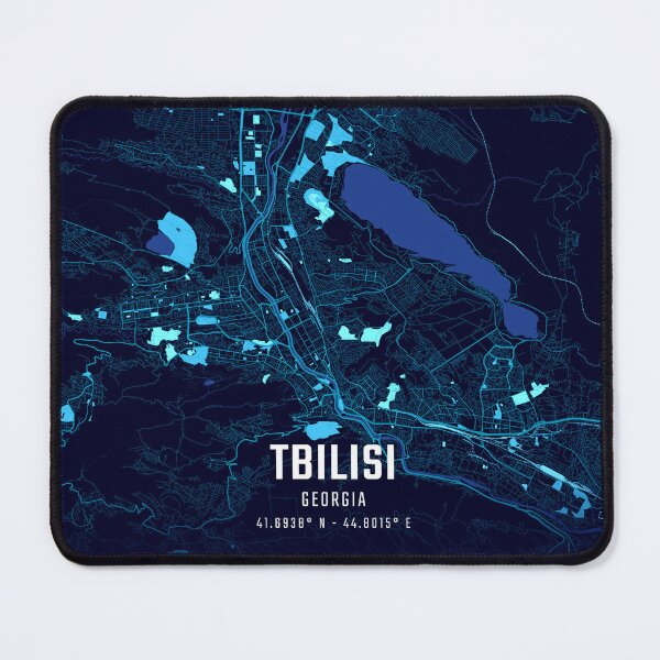 Item preview, Tbilisi Midnight City Map designed and sold by HomeLivingCo.