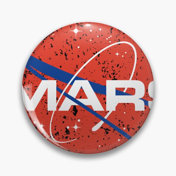 Item preview, MARS – Total Recall Red Planet Program (Distressed NASA Parody) designed and sold by redwane.