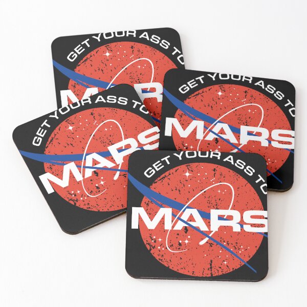 Item preview, MARS – Total Recall Red Planet Program (Distressed NASA Parody) designed and sold by redwane.