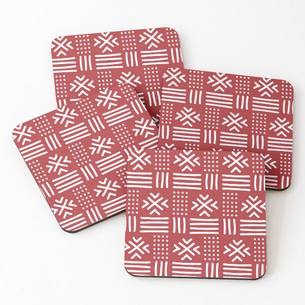 Item preview, African textile pattern - Red Bogolan designed and sold by Wolagno.