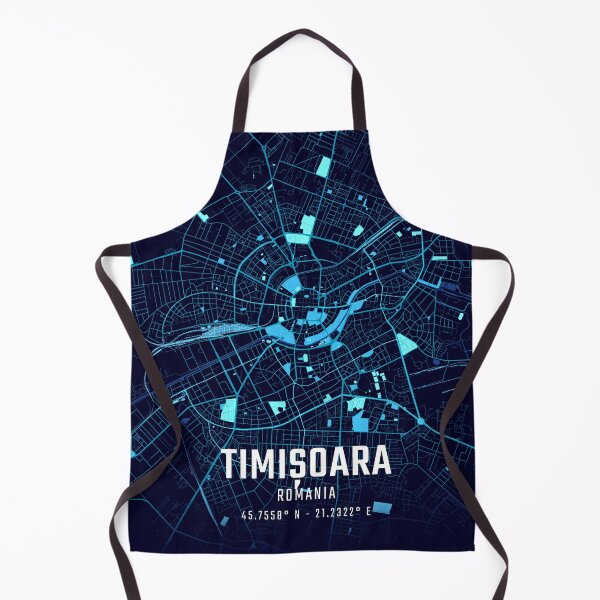 Item preview, Timișoara Midnight City Map designed and sold by HomeLivingCo.