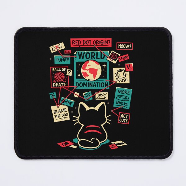 Item preview, Cat Master Plan - Evil Kitten designed and sold by Snouleaf.