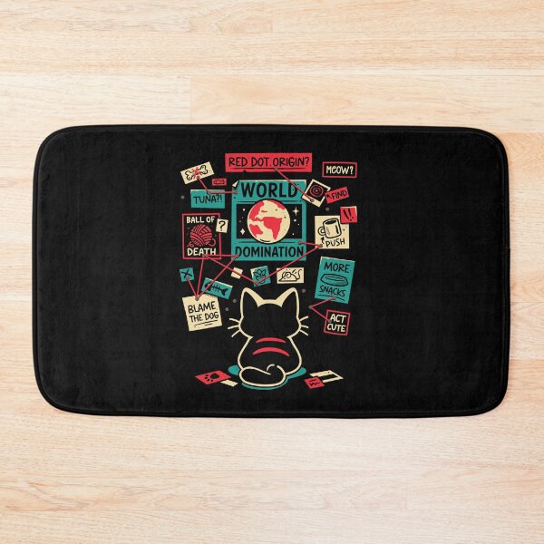 Item preview, Cat Master Plan - Evil Kitten designed and sold by Snouleaf.