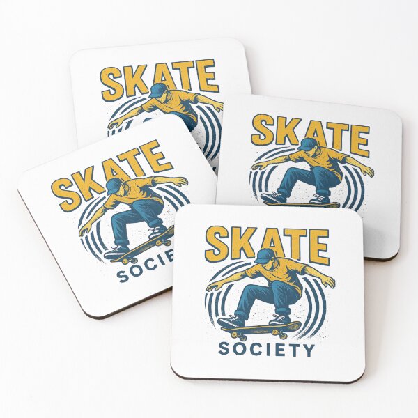 Item preview, Skate Society – Dynamic Retro Skateboarding Illustration designed and sold by BRONX71.