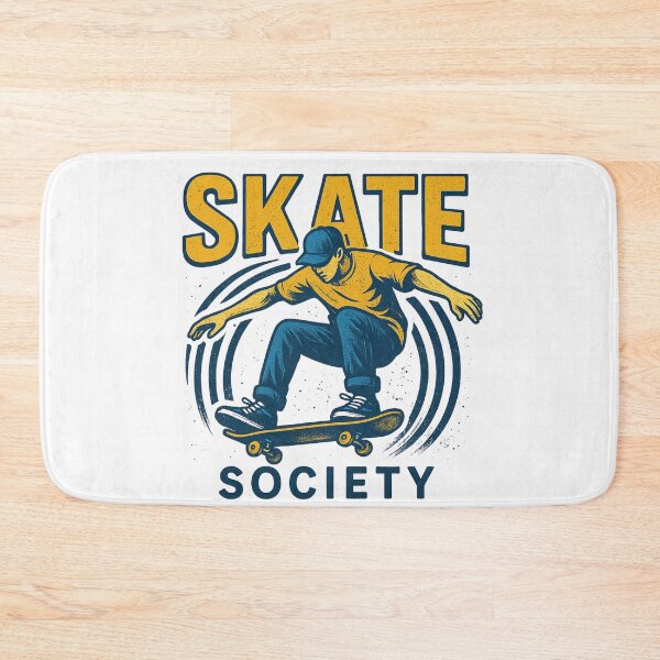 Item preview, Skate Society – Dynamic Retro Skateboarding Illustration designed and sold by BRONX71.