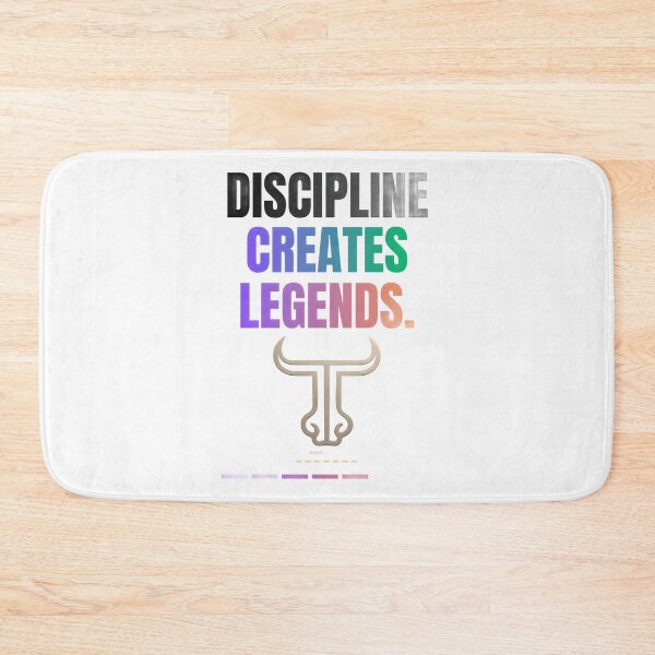 Item preview, Discipline Creates Legends – Motivational Fitness Quote designed and sold by TES TOSTE RON.