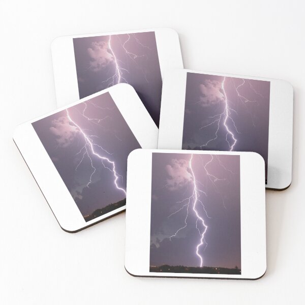 Item preview, Lightning Strike View Photographic Print designed and sold by Mother-Nature65.