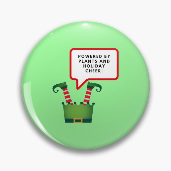 Item preview, Powered by plants and holiday cheer, Merry Christmas, funny print designed and sold by artdragongift 15.