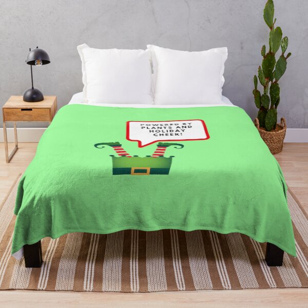 Item preview, Powered by plants and holiday cheer, Merry Christmas, funny print designed and sold by artdragongift 15.