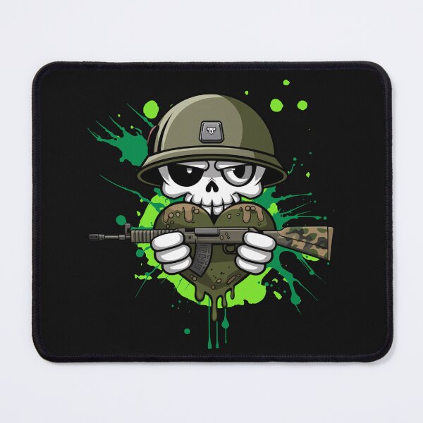Item preview, Military Heart Skull – Locked & Loaded Love designed and sold by WeranovDesign.