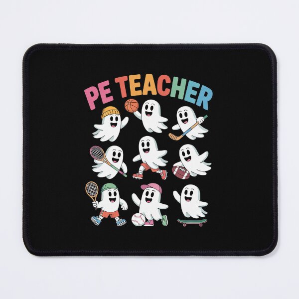 Item preview, Halloween PE Teacher Ghost Playing Soccer Football designed and sold by RuthGAArt.