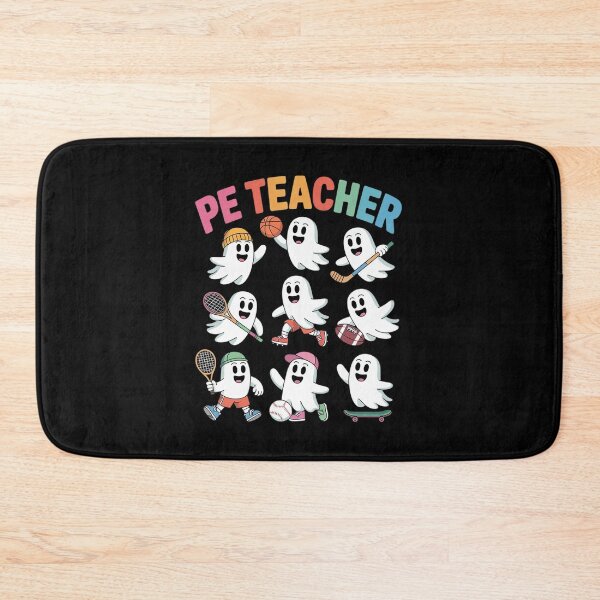 Item preview, Halloween PE Teacher Ghost Playing Soccer Football designed and sold by RuthGAArt.