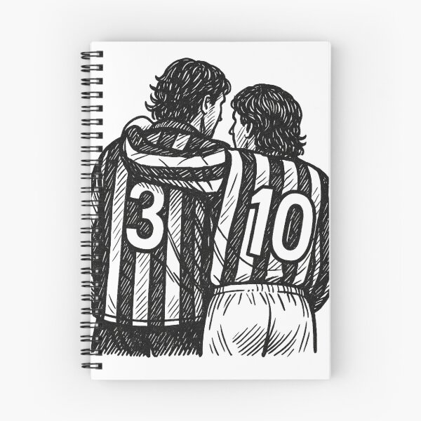 Item preview, Del Piero, Maldini, Juventus, Milan, Classic Football Moment designed and sold by LMAGARMENTS.