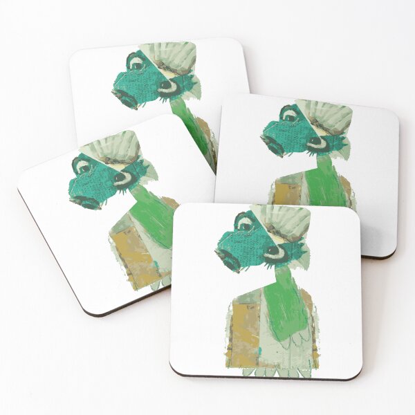 Item preview, The Green God - Single Figure - Figurative Abstraction | Art Print, Puzzle & More | Annette Kunow designed and sold by KunowArtShop.