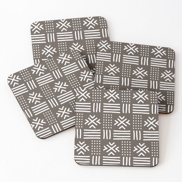 Item preview, African textile pattern - Brown Bogolan designed and sold by Wolagno.
