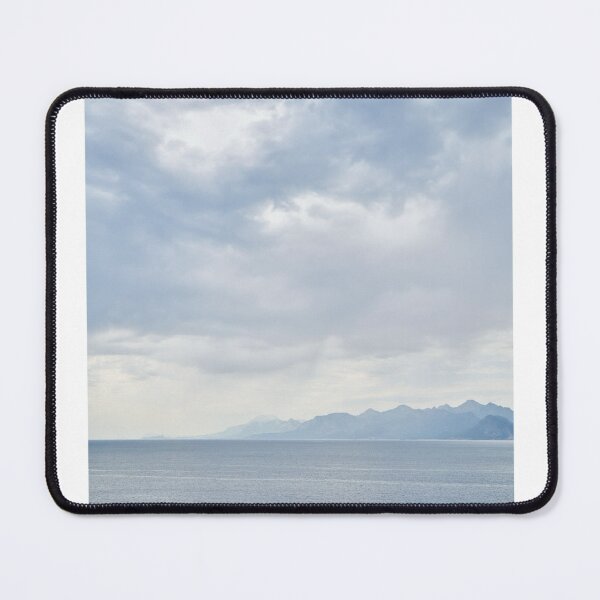 Item preview, Clouds Over Calm Waters With Boat Photographic Print designed and sold by Mother-Nature65.