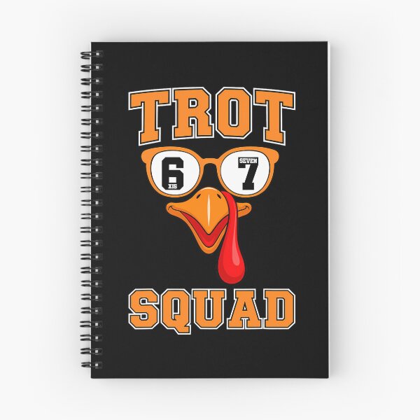 Item preview, Trot Happy Gobble Thanksgiving 80s Cute Squad Fall designed and sold by CalvinVanAuken.