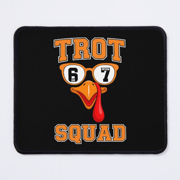 Item preview, Trot Happy Gobble Thanksgiving 80s Cute Squad Fall designed and sold by CalvinVanAuken.