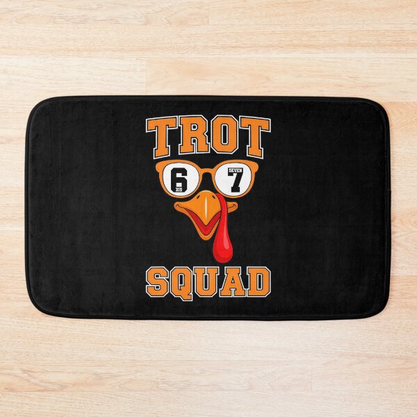 Item preview, Trot Happy Gobble Thanksgiving 80s Cute Squad Fall designed and sold by CalvinVanAuken.