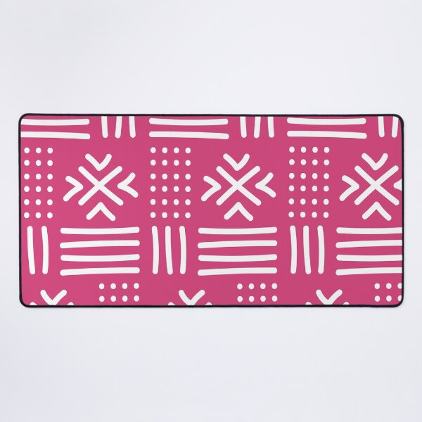 Item preview, African textile pattern - Pink Bogolan designed and sold by Wolagno.