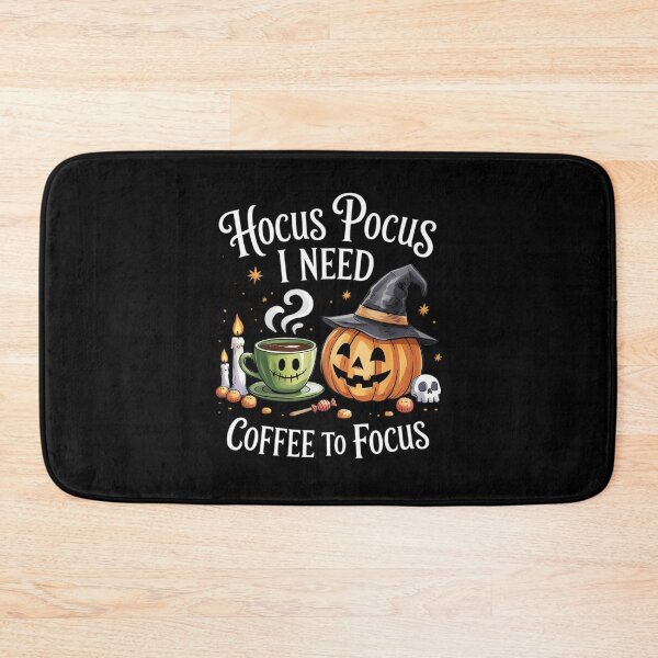 Item preview, Hocus Pocus I Need Coffee to Focus Halloween Teacher witch Men Women designed and sold by RuthGAArt.