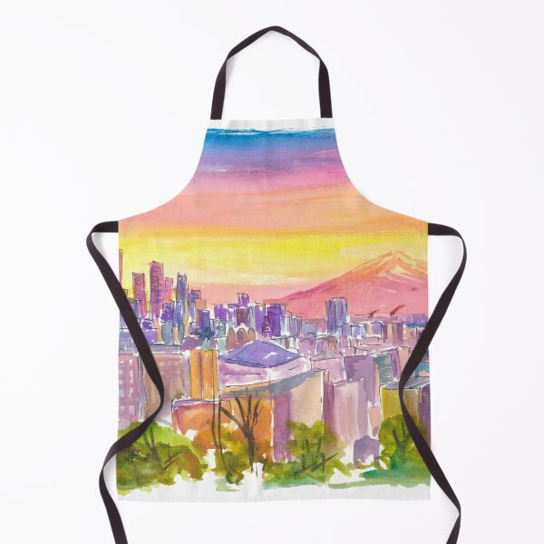 Item preview, Seattle Skyline at Dusk with Mount Rainier Glow designed and sold by artshop77.