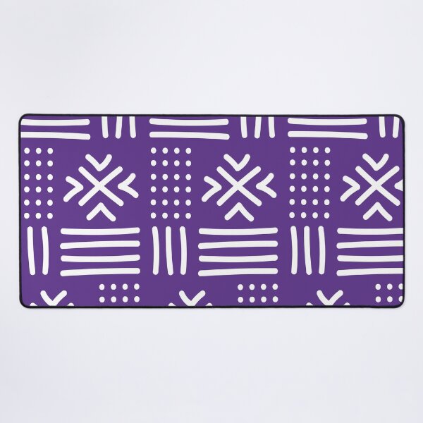 Item preview, African textile pattern - Purple Bogolan designed and sold by Wolagno.