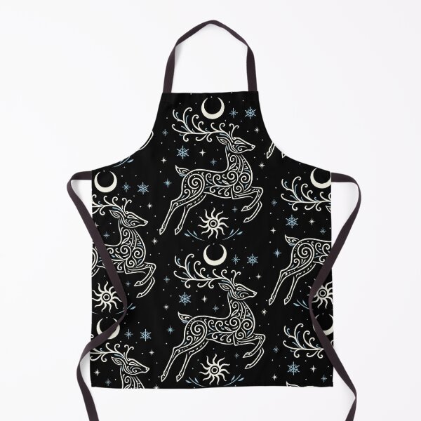 Item preview, Yule Deer - Winter Solstice Moon Symbol designed and sold by Christine Krahl.