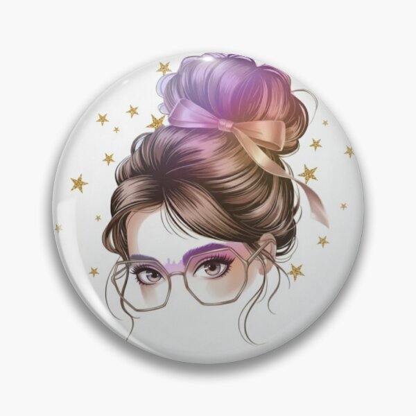 Item preview, ​Glamorous Gaze ​The Golden Girl ​Bun and Bow ​Sparkling Style.  designed and sold by ZyVoAli.