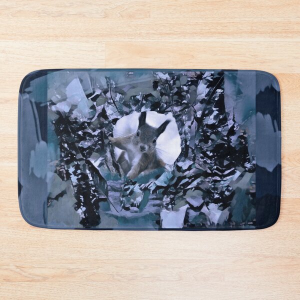 Item preview, SQUIRREL IN TREETOP IN SHADES OF VIOLET, PURPLE, BLUE, BEIGE AND BROWN designed and sold by Most1234.