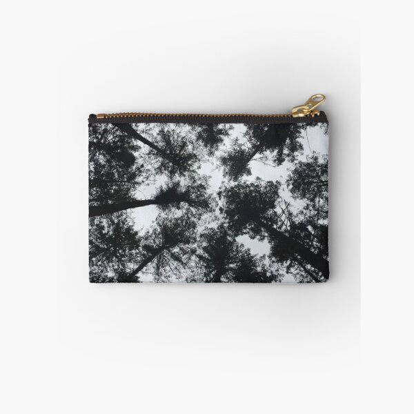 Item preview, Ground View Tree Tops Black and White Photographic Print designed and sold by Mother-Nature65.