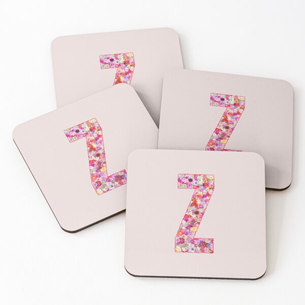 Item preview, Floral Letter Z –  Botanical English Alphabet Monogram Typography Design designed and sold by TheSassyNoble.