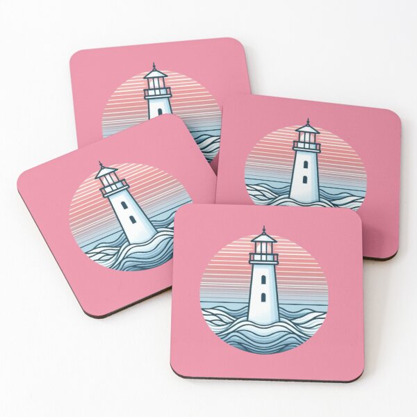Item preview, Lighthouse in Stormy Waves – Nautical Art designed and sold by Dogandesighn.