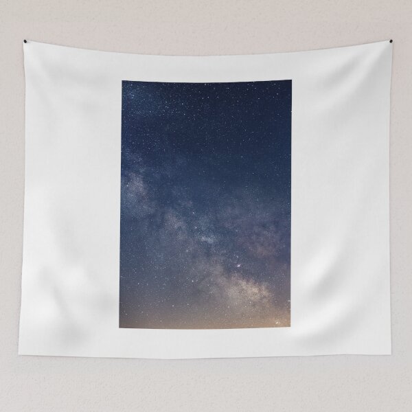 Item preview, Blue Milky Way Night Sky Photographic Print designed and sold by Mother-Nature65.